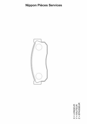 NPS N360N01 Kit pastiglie...