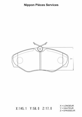 NPS N360N09 Kit pastiglie...
