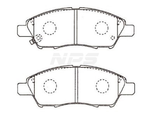 NPS N360N105 Kit pastiglie...