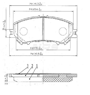 NPS N360N28 Kit pastiglie...
