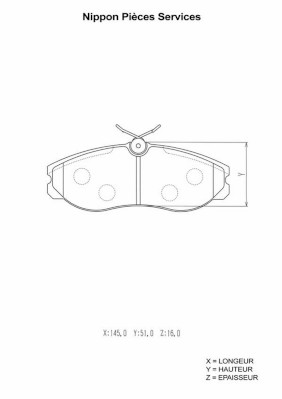 NPS N360N59 Kit pastiglie...