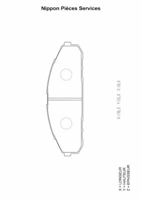 NPS N360N65 Kit pastiglie...