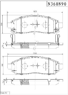 NPS N360N90 Kit pastiglie...