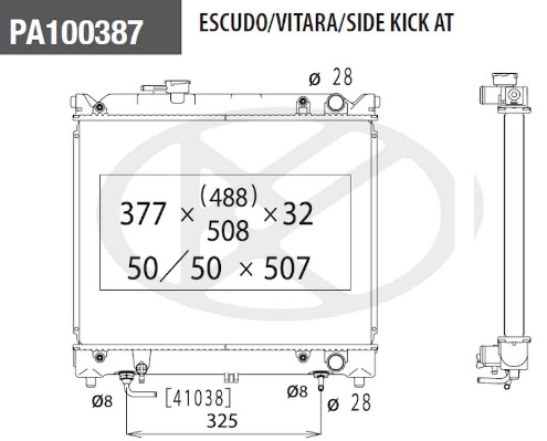 NPS S156I26 Radiatore,...