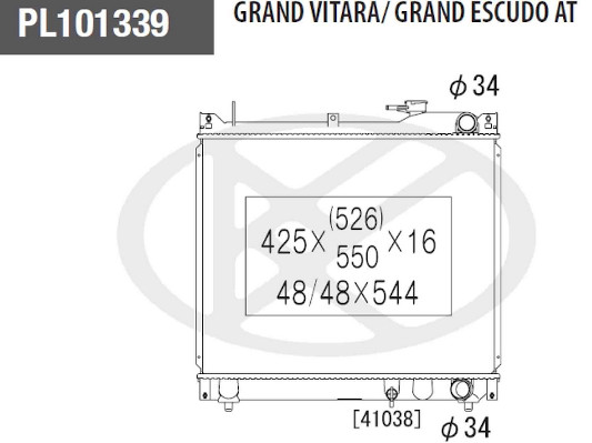 NPS S156I48 Radiatore,...