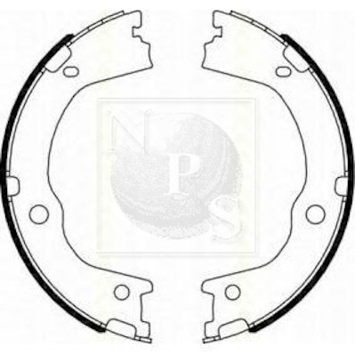 NPS S350G05 Kit ganasce freno