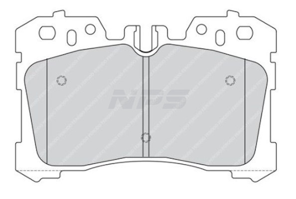 NPS T360A135 Kit pastiglie...