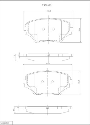 NPS T360A13 Kit pastiglie...