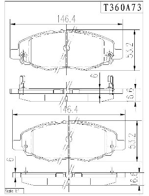 NPS T360A73 Kit pastiglie...