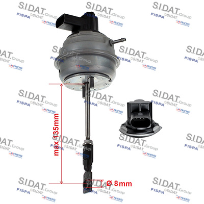 Actuator Turbo pentru CHRYSLER, DODGE, JEEP și MITSUBISHI, 2.0 CRD/DI-D, 1968 ccm