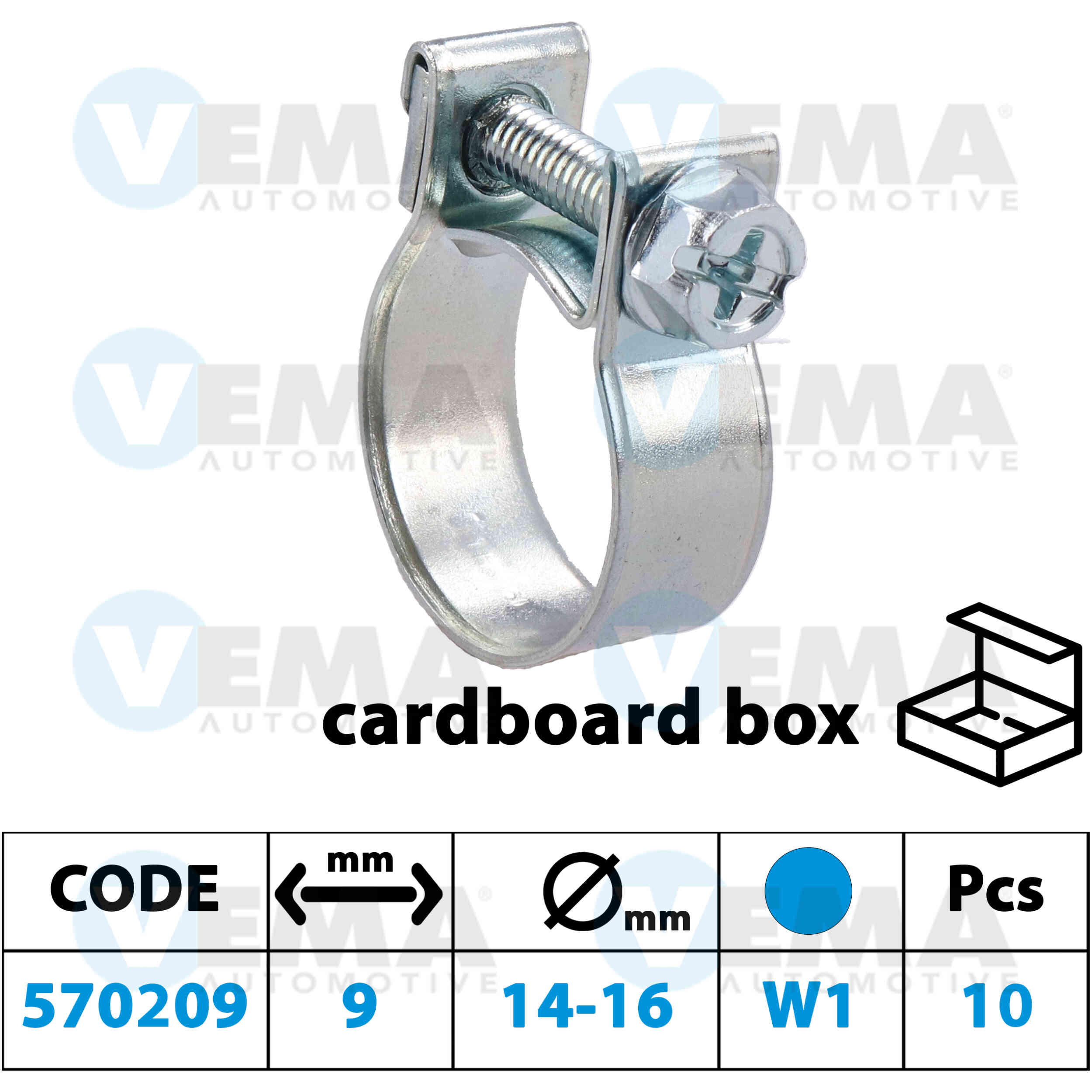 Fascetta fissaggio, Serbatoio carburante