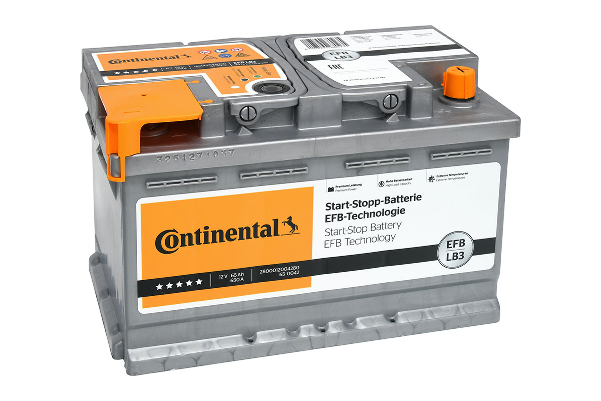 CONTINENTAL 2800012004280 START-STOP-BATTERY EFB Starter Battery