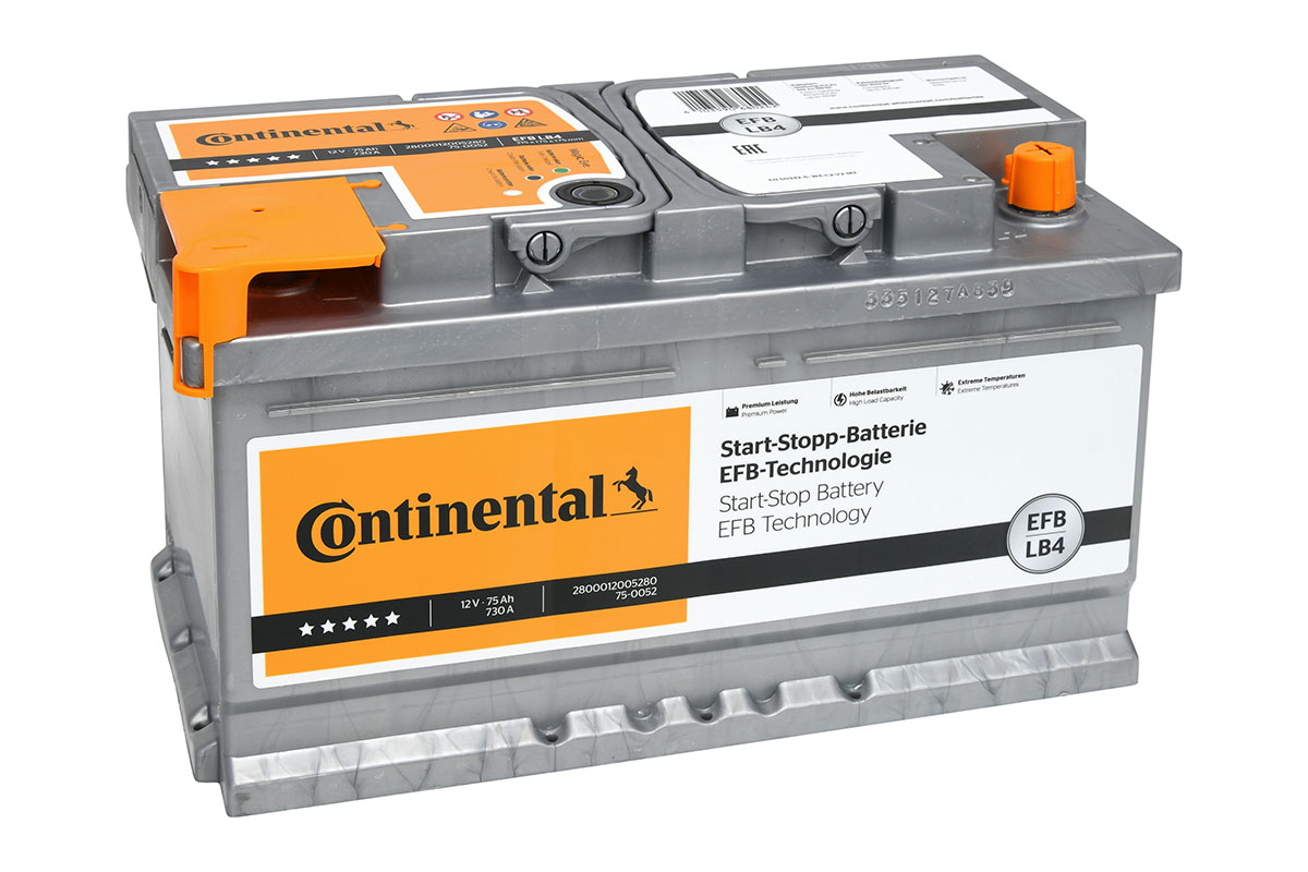 CONTINENTAL 2800012005280 START-STOP-BATTERY EFB Starter Battery