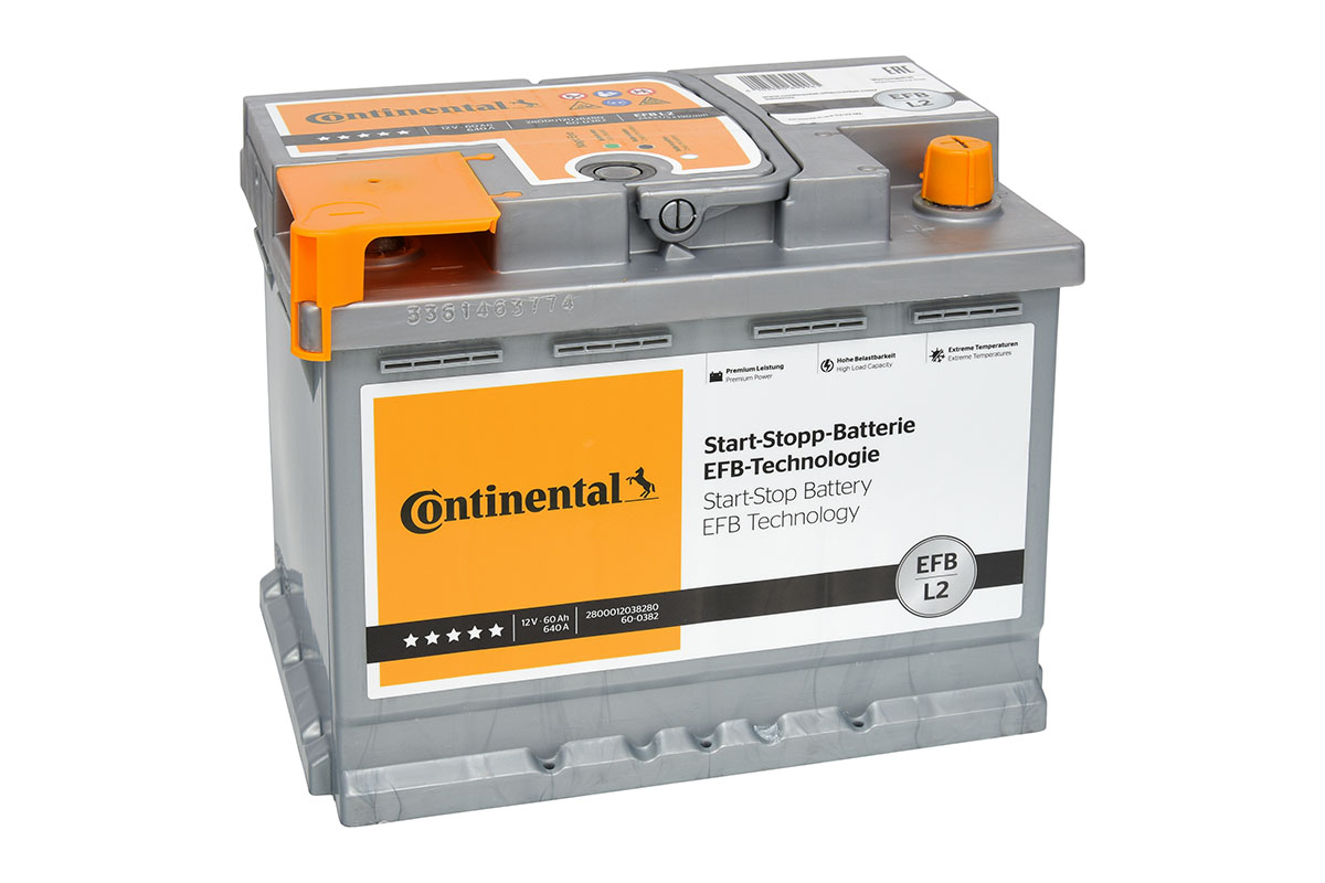 CONTINENTAL 2800012038280 START-STOP-BATTERY EFB Starter Battery