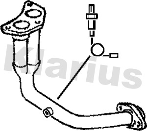 KLARIUS 301308 Tubo gas...