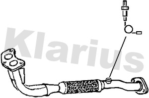 KLARIUS 301346 Tubo gas...