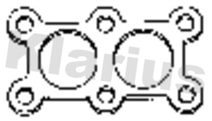 KLARIUS 410497 Guarnizione,...