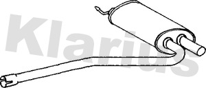 KLARIUS 220497 Μεσαίο σιλανσιέ