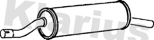 KLARIUS 230059 Πίσω σιλανσιέ