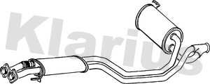 KLARIUS 260387 Μεσαίο σιλανσιέ