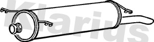 KLARIUS 230459 Πίσω σιλανσιέ