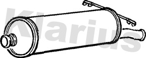 KLARIUS 210747 Πίσω σιλανσιέ