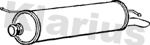 KLARIUS 220790 Πίσω σιλανσιέ
