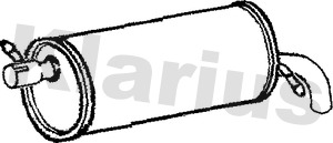 KLARIUS 210539 Πίσω σιλανσιέ
