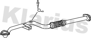 KLARIUS 150390 Tubo gas...