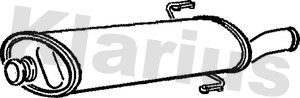 KLARIUS 210379 Πίσω σιλανσιέ