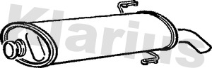 KLARIUS 210378 Πίσω σιλανσιέ
