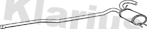 KLARIUS 260268 Μεσαίο σιλανσιέ