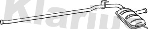 KLARIUS 260275 Μεσαίο σιλανσιέ