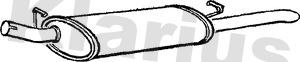 KLARIUS 230283 Πίσω σιλανσιέ