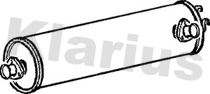 KLARIUS 220285 Μεσαίο σιλανσιέ