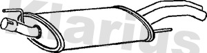 KLARIUS 220392 Πίσω σιλανσιέ