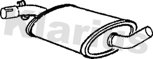 KLARIUS 210284 Μεσαίο σιλανσιέ