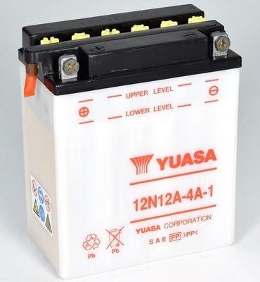 YUASA 12N12A-4A-1 Conventional 12 Volt Starter Battery
