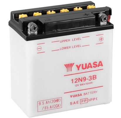 YUASA 12N9-3B Conventional 12 Volt Starter Battery