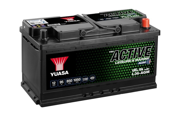 YUASA L36-AGM Leisure Batteries Starter Battery