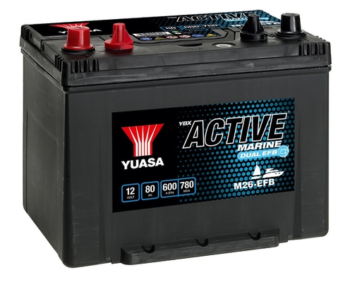 YUASA M26-EFB Marine Batteries Štartovacia batéria