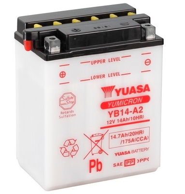 YUASA YB14-A2 YuMicron Starter Battery