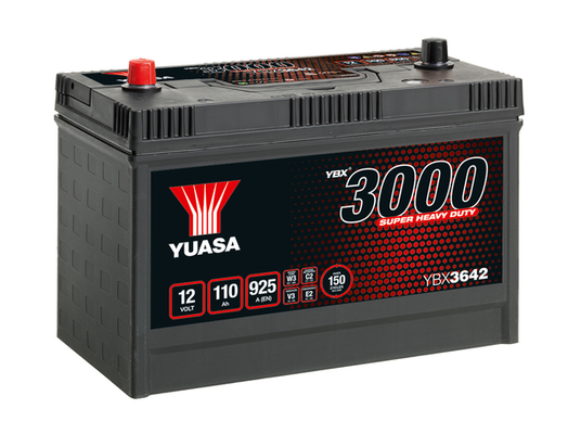 YUASA YBX3642 Super Heavy Duty Battery Starter Battery