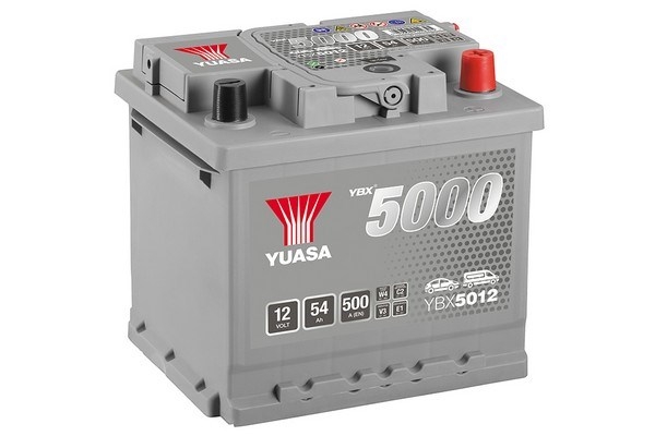 YUASA YBX5012 YBX5000 Silver High Performance SMF Batteries Starter Battery