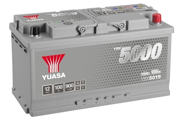 YUASA YBX5019 YBX5000 Silver High Performance SMF Batteries Štartovacia batéria