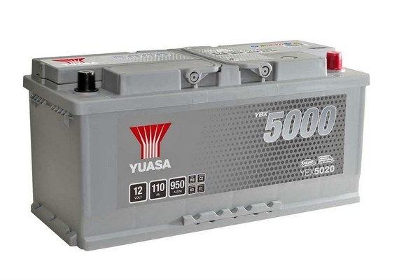 YUASA YBX5020 YBX5000 Silver High Performance SMF Batteries Starter Battery