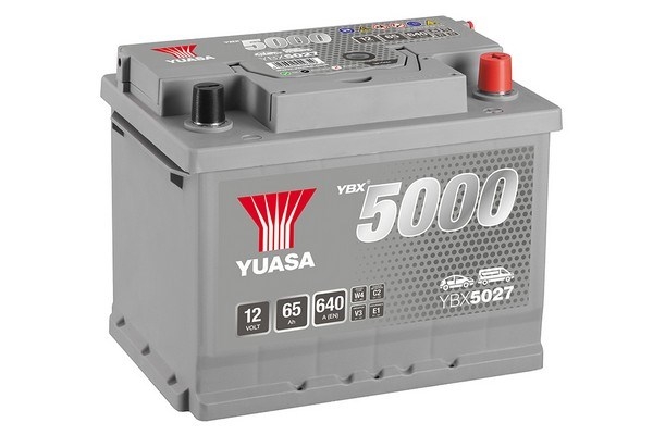 YUASA YBX5027 YBX5000 Silver High Performance SMF Batteries Starter Battery
