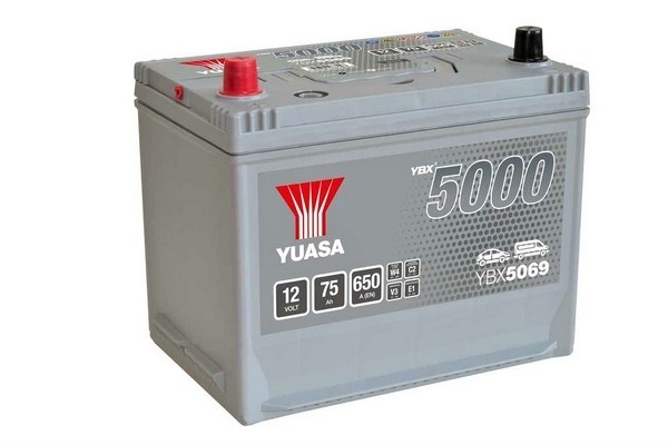 YUASA YBX5069 YBX5000 Silver High Performance SMF Batteries Štartovacia batéria