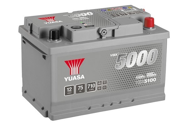 YUASA YBX5100 YBX5000 Silver High Performance SMF Batteries Štartovacia batéria