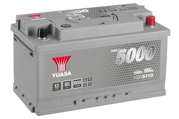YUASA YBX5110 YBX5000 Silver High Performance SMF Batteries Starter Battery